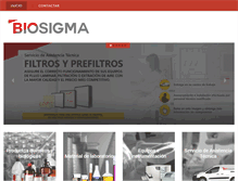 Tablet Screenshot of biosigma.es